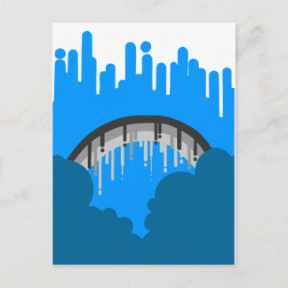 De regen smelt helemaal weg briefkaart