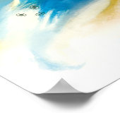 De regenachtige dag springen poster (Hoek)