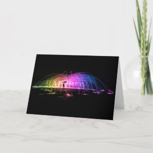 De regenboog draaien kaart