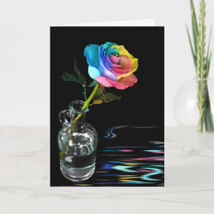 De regenboog nam met waterbezinning toe kaart