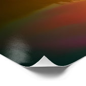 De regenboog perfect poster (Hoek)