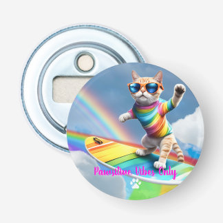 De Regenboog Rider Button Flesopener