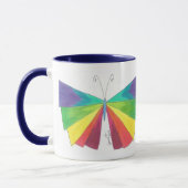 De Regenboog van Butteryfly Mok (Links)