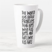 De regenboog van de Gay Pride heeft grotere proble Latte Mok (Rechterhoek)