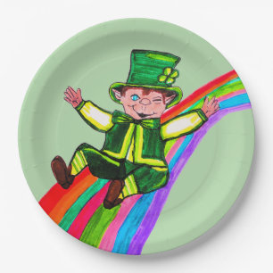 DE REGENBOOG VAN DE Kabouter Papieren Bordje