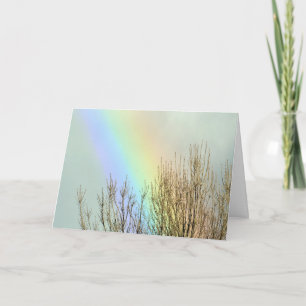De Regenboog van de winter Kaart
