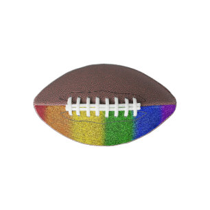 De Regenboog van Falln schittert Gradiënt American Football