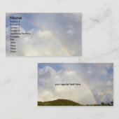 De regenboog. visitekaartje (Voorkant / Achterkant)
