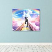 "De Regenboogbrug" Canvas Afdruk (Insitu (Houten vloer))