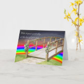 De regenboogbrug kaart (Gele Bloem)