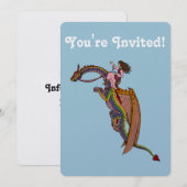 De regenboogdraak uitrusten kaart (Voorkant / Achterkant)