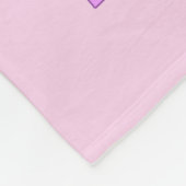 De  regenboogunders worden geboren in juni fleece deken (Hoek)