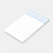De Regendruppels van het kristal Post-it® Notes (Schuin)