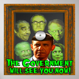 De regering zal je nu zien! (Dr. Obama) Poster