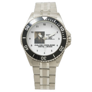 De regeringen maken geen Ideals Coolidge Citaat Horloge