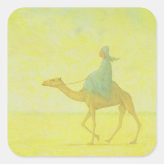 De reis 1993 vierkante sticker (Voorkant)