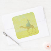 De reis 1993 vierkante sticker (Envelop)