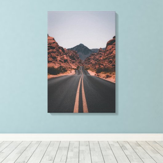 De reis canvas afdruk (Insitu (Houten vloer))