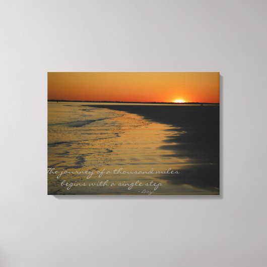 De reis canvas afdruk (Voorkant)