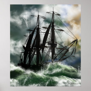 De reis - Columbus die de oceaan verziekt Poster