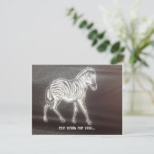 De reis en ziet de wereld briefkaart (Staand voorkant)