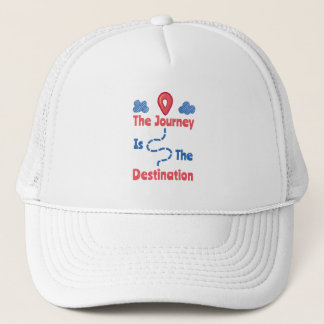 De reis is het doel trucker pet