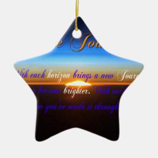 De reis keramisch ornament