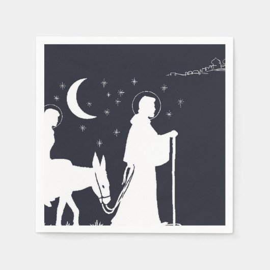 De reis naar Bethlehem Servetten (Voorkant)