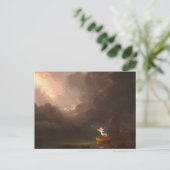 De reis naar het leven: Ouderdom van Thomas Cole P Briefkaart (Staand voorkant)