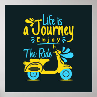 De reis omhelzen poster