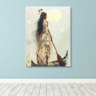 De reis - omwikkeld canvas afdruk