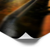 De reis van 1000 km begint met 1 stap perfect poster (Hoek)