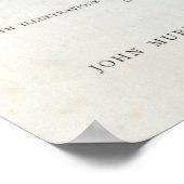 De reis van de beagle poster (Hoek)