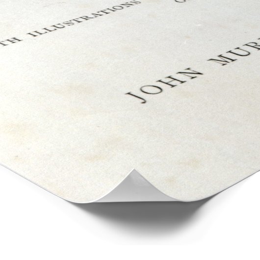 De reis van de beagle poster (Hoek)