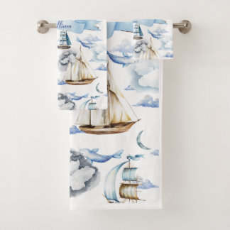 De reis van de kleine zeeman bad handdoek