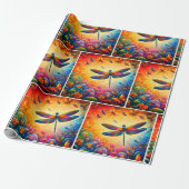 De reis van de libel cadeaupapier (Uitgerold)