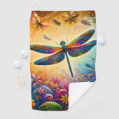 De reis van de libel golfhanddoek (Insitu)