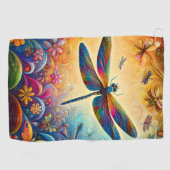 De reis van de libel golfhanddoek (Horizontaal)