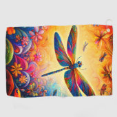 De reis van de libel golfhanddoek (Horizontaal)