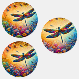 De reis van de libel labels