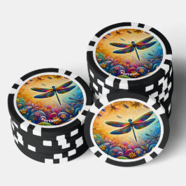 De reis van de libel poker chips