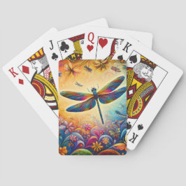 De reis van de libel pokerkaarten