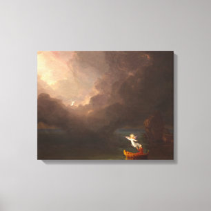 De reis van de Oude dag Thomas Cole 1842 van het Canvas Afdruk