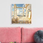 De reis van de vrijheid canvas afdruk (Insitu (Woonkamer))