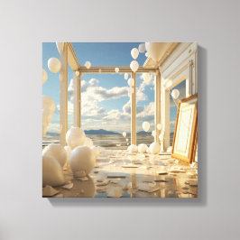 De reis van de vrijheid canvas afdruk