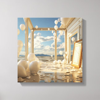 De reis van de vrijheid canvas afdruk