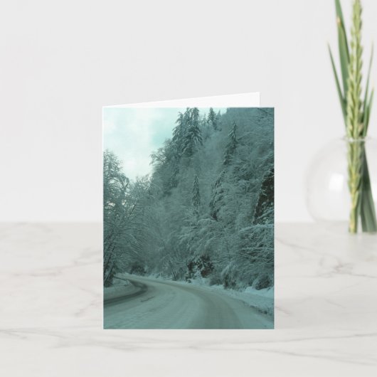 De Reis van de winter Kaart (Voorkant)