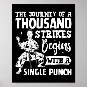 De reis van duizend stakingen begint met een zonde poster