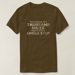 De reis van een duizend mijl T-shirt