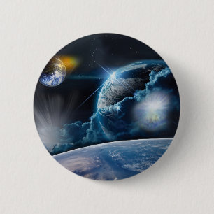 De reis van een lichtwezen ronde button 5,7 cm